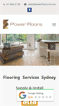 Mobile Screenshot of powerfloors.com.au